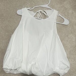 Elegant White Sleeveless Top